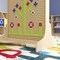 Flash Furniture Bright Beginnings Commercial Grade Natural Finish Wooden Double Sided Freestanding STEAM Wall Base with Peg Panels MK-ME19936-GG - alternate 4